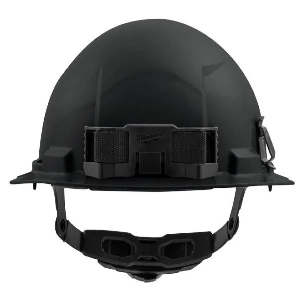 Milwaukee BOLT Hard Hat Unvented, Class E Front Brim 6pt Suspension - Black 48-73-1130
