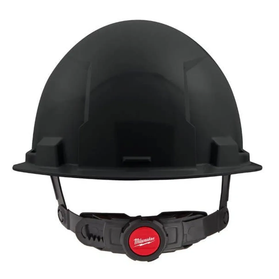 Milwaukee BOLT Hard Hat Unvented, Class E Front Brim 6pt Suspension - Black 48-73-1130