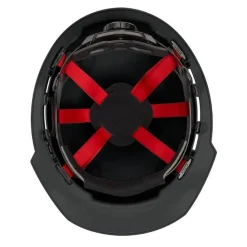 Milwaukee BOLT Hard Hat Unvented, Class E Front Brim 6pt Suspension - Black 48-73-1130