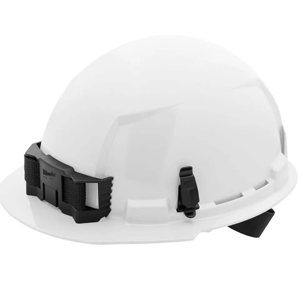Milwaukee BOLT Hard Hat Unvented Class E Full Brim White 4pt Suspension 48-73-1100