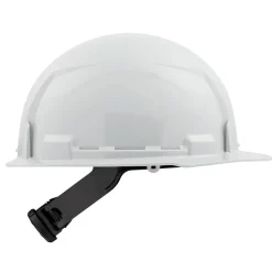 Milwaukee BOLT Hard Hat Unvented Class E Full Brim White 4pt Suspension 48-73-1100