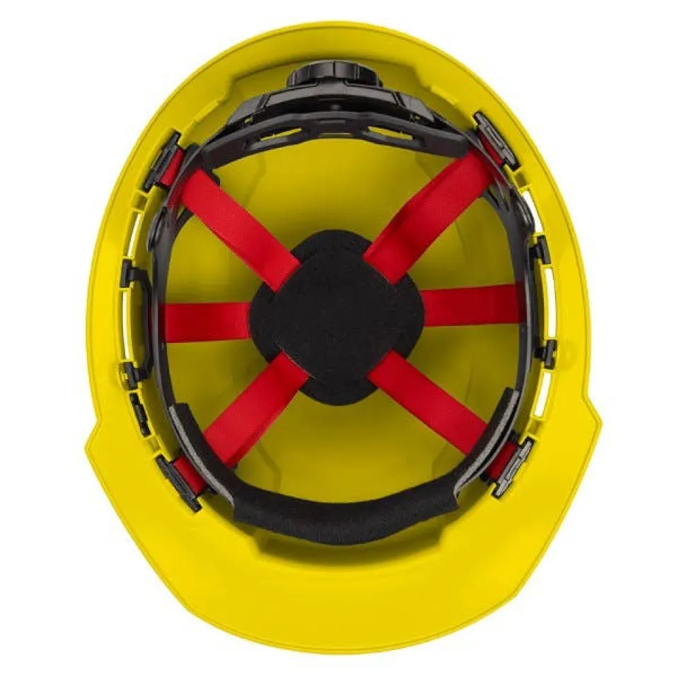 Milwaukee BOLT Hard Hat Unvented, Class E Front Brim 6pt Suspension - Yellow 48-73-1122