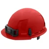 Milwaukee BOLT Hard Hat Unvented, Class E Front Brim 6pt Suspension - Red 48-73-1128