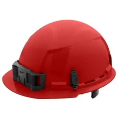 Milwaukee BOLT Hard Hat Unvented, Class E Front Brim 6pt Suspension - Red 48-73-1128