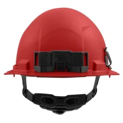 Milwaukee BOLT Hard Hat Unvented, Class E Front Brim 6pt Suspension - Red 48-73-1128