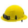 Milwaukee BOLT Hard Hat Unvented, Class E Full Brim 6pt Suspension - Yellow 48-73-1123