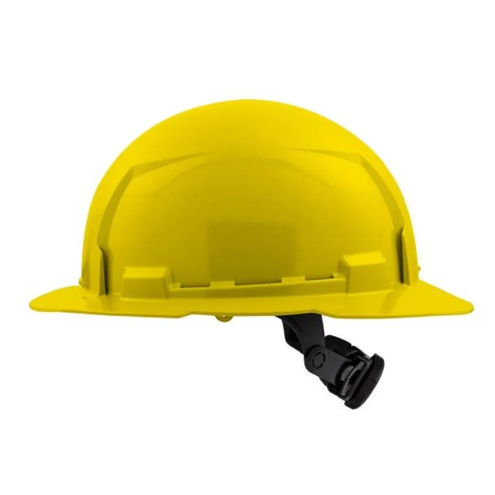 Milwaukee BOLT Hard Hat Unvented, Class E Full Brim 6pt Suspension - Yellow 48-73-1123