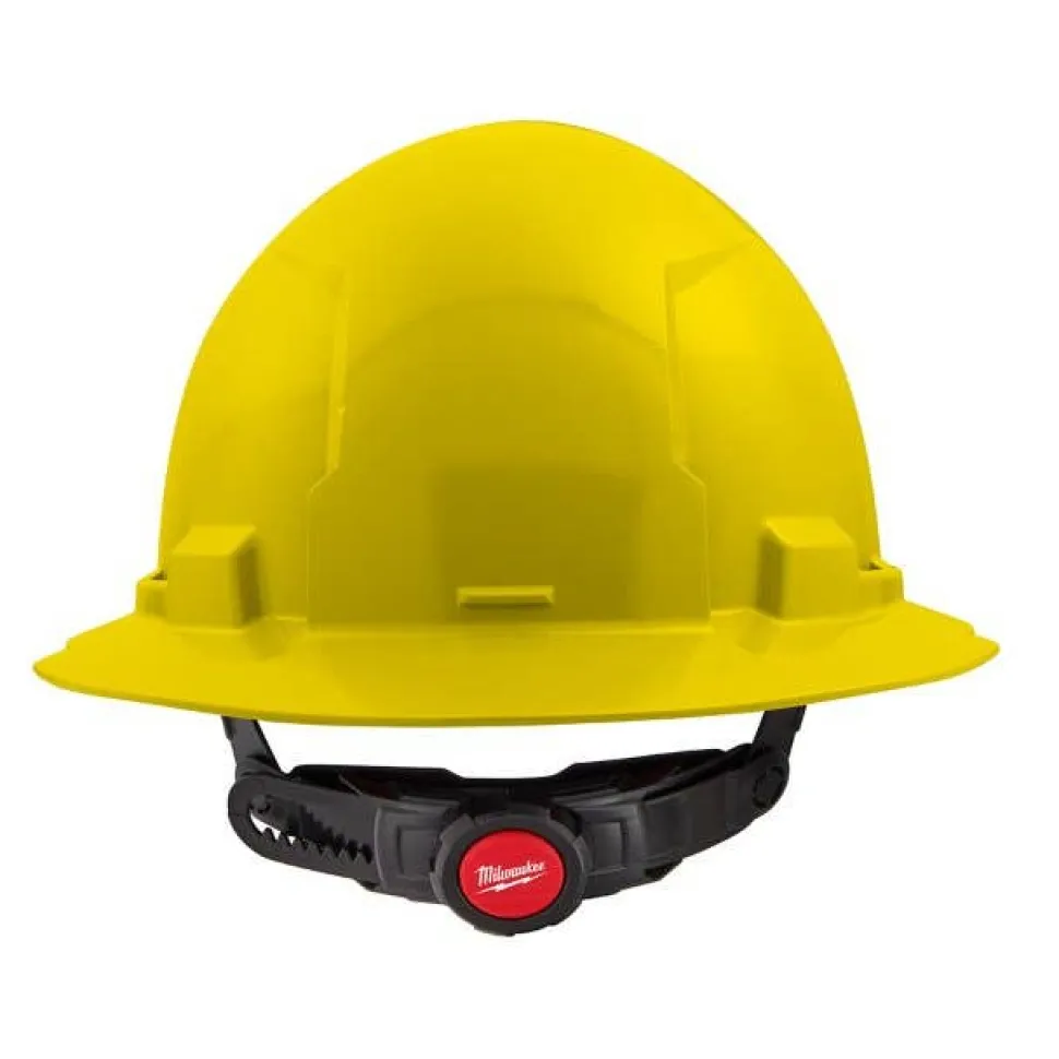 Milwaukee BOLT Hard Hat Unvented, Class E Full Brim 6pt Suspension - Yellow 48-73-1123