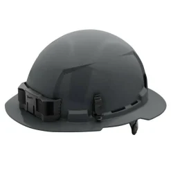 Milwaukee BOLT Hard Hat Unvented, Class E Full Brim 6pt Suspension - Grey 48-73-1135