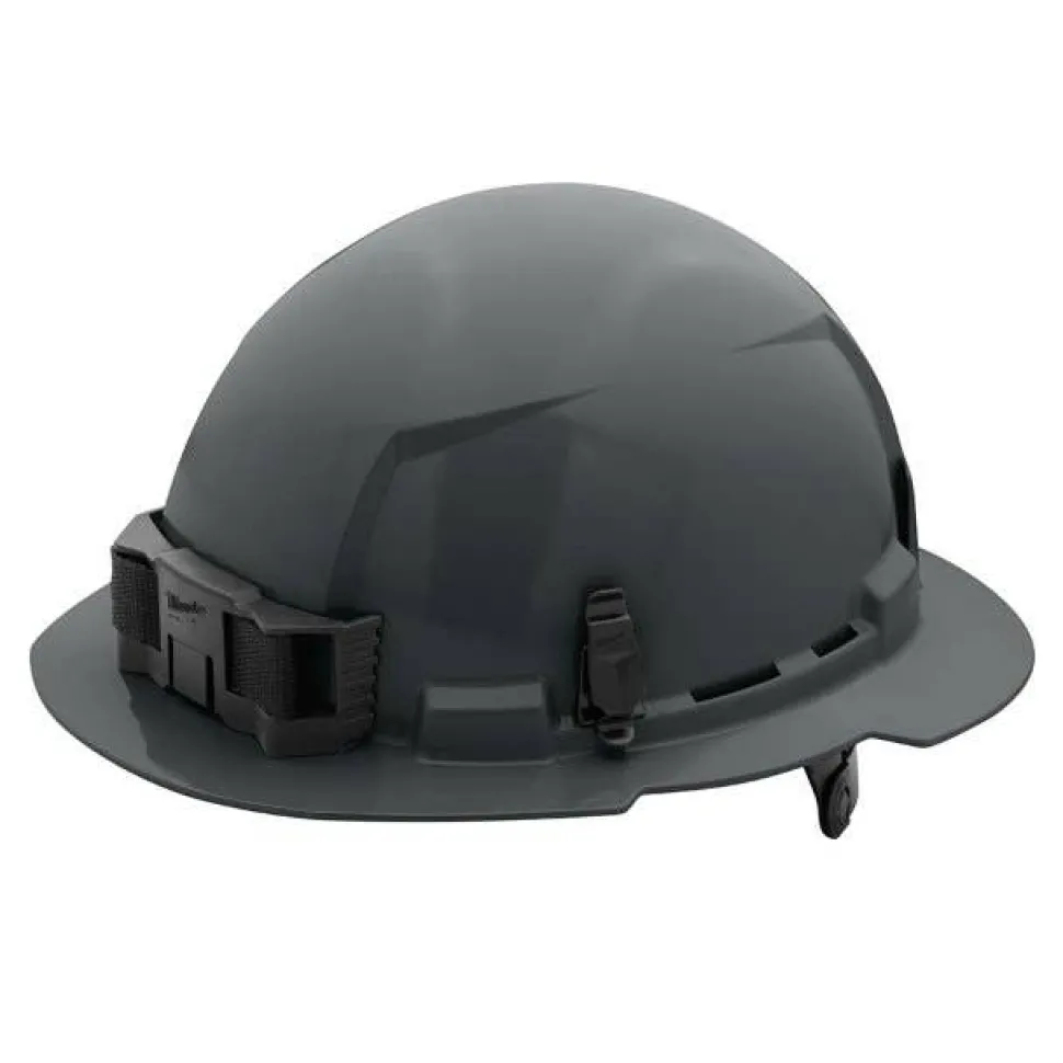 Milwaukee BOLT Hard Hat Unvented, Class E Full Brim 6pt Suspension - Grey 48-73-1135