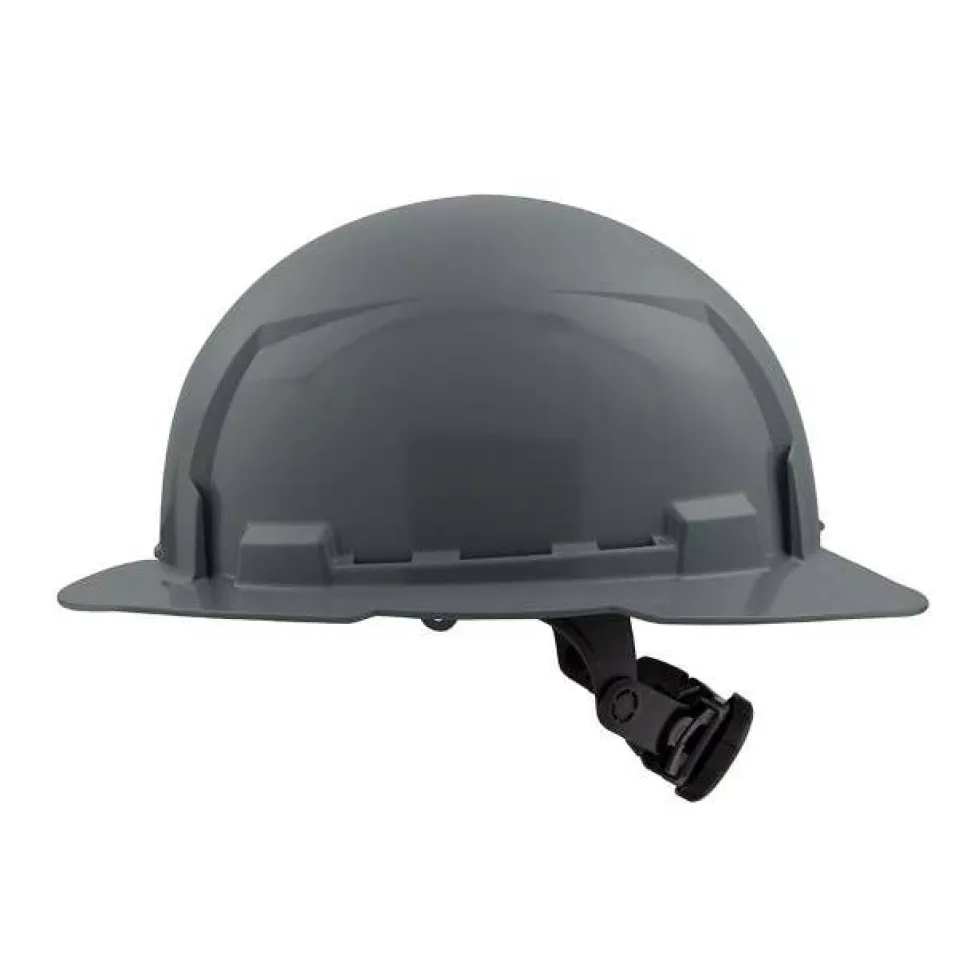 Milwaukee BOLT Hard Hat Unvented, Class E Full Brim 6pt Suspension - Grey 48-73-1135