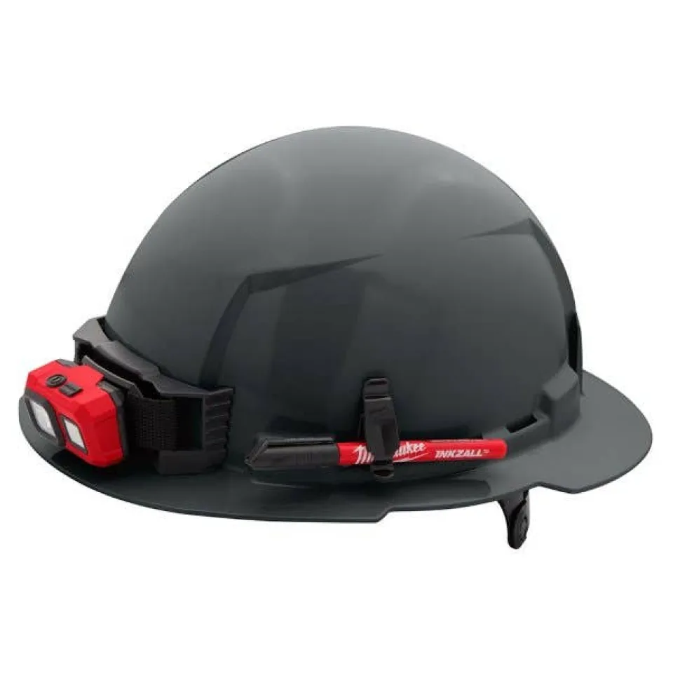 Milwaukee BOLT Hard Hat Unvented, Class E Full Brim 6pt Suspension - Grey 48-73-1135