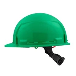 Milwaukee BOLT Hard Hat Unvented, Class E Front Brim 6pt Suspension - Green 48-73-1126