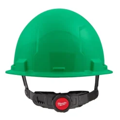 Milwaukee BOLT Hard Hat Unvented, Class E Front Brim 6pt Suspension - Green 48-73-1126