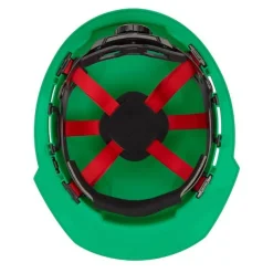 Milwaukee BOLT Hard Hat Unvented, Class E Front Brim 6pt Suspension - Green 48-73-1126