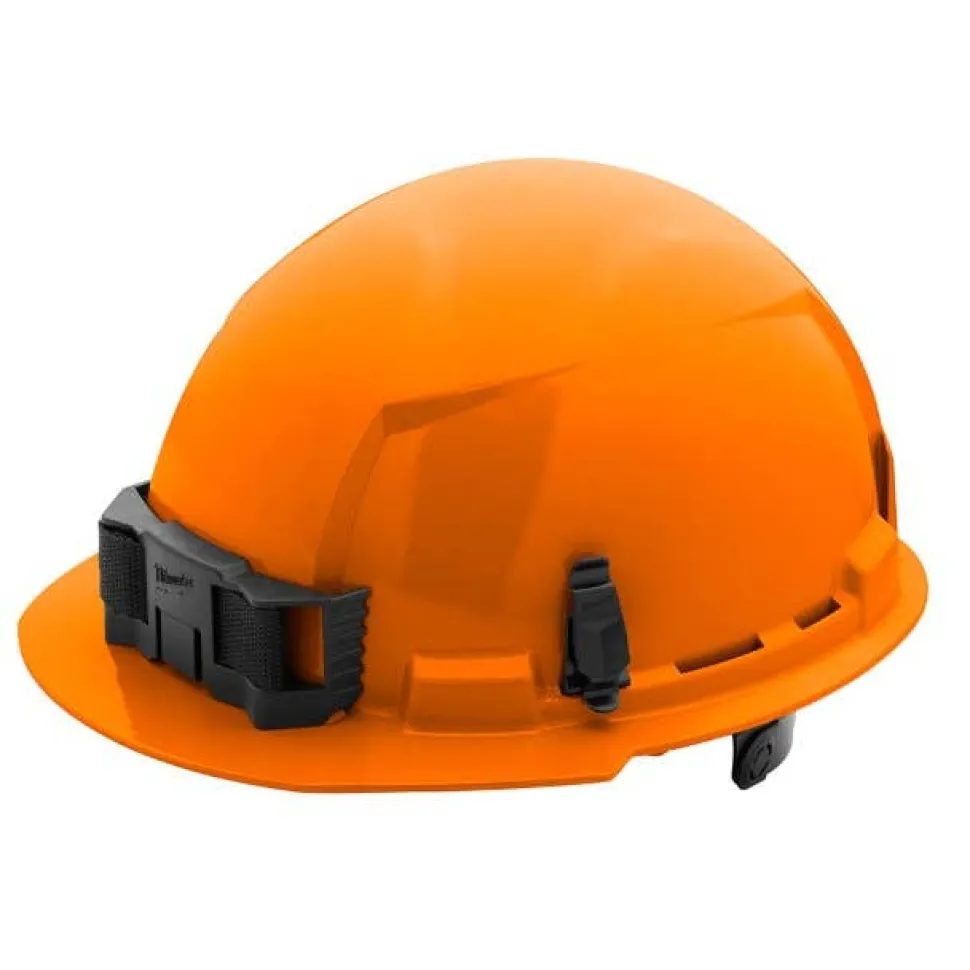 Milwaukee BOLT Hard Hat Unvented, Class E Front Brim 6pt Suspension - Orange 48-73-1132