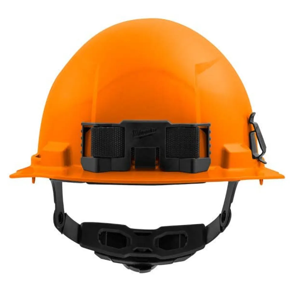 Milwaukee BOLT Hard Hat Unvented, Class E Front Brim 6pt Suspension - Orange 48-73-1132