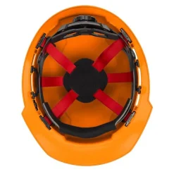 Milwaukee BOLT Hard Hat Unvented, Class E Front Brim 6pt Suspension - Orange 48-73-1132