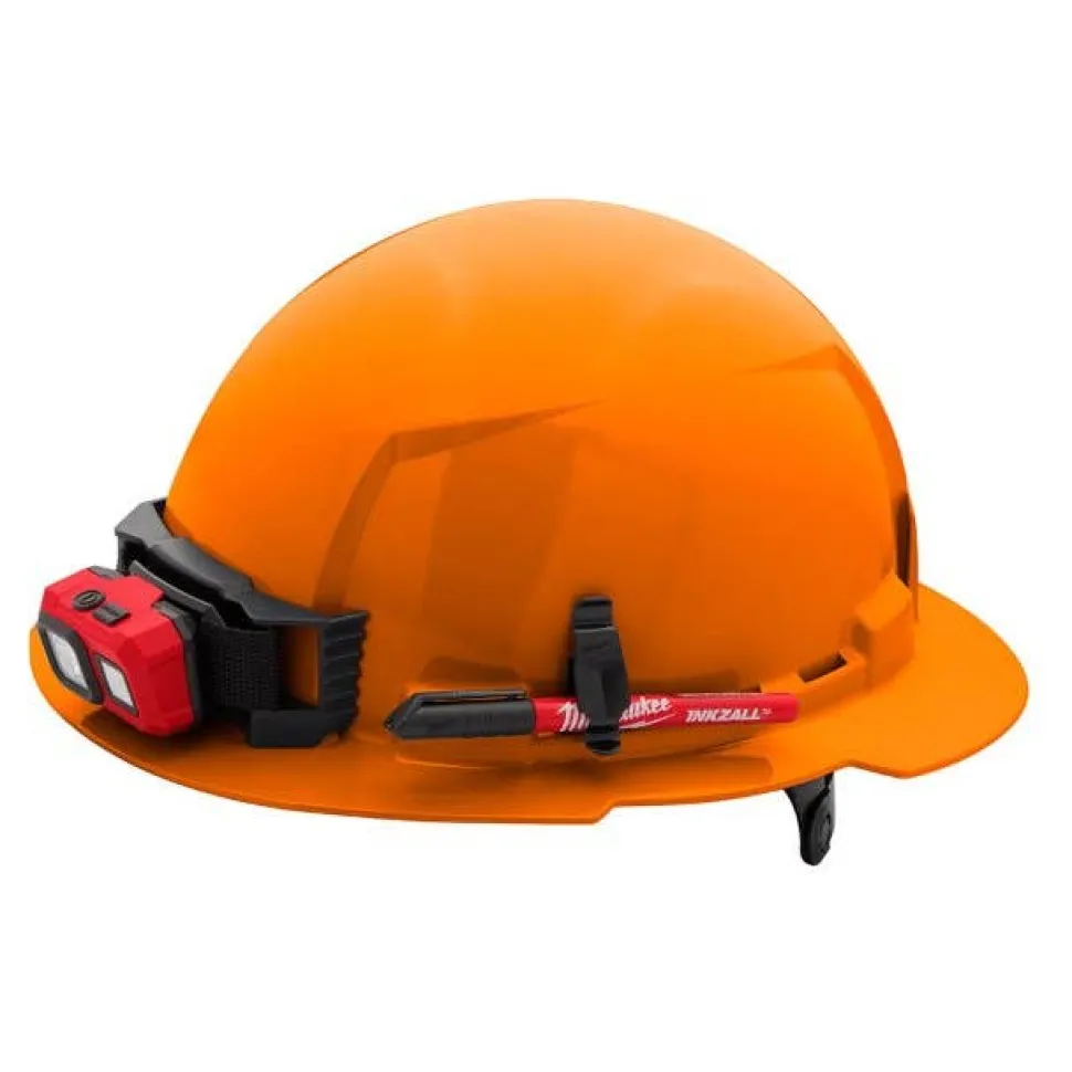 Milwaukee BOLT Hard Hat Unvented, Class E Full Brim 6pt Suspension - Orange 48-73-1133