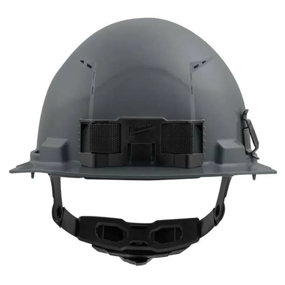 Milwaukee BOLT Hard Hat Vented, Class C Front Brim 6pt Suspension - Grey 48-73-1234
