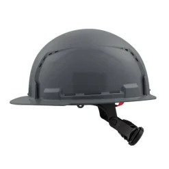 Milwaukee BOLT Hard Hat Vented, Class C Front Brim 6pt Suspension - Grey 48-73-1234