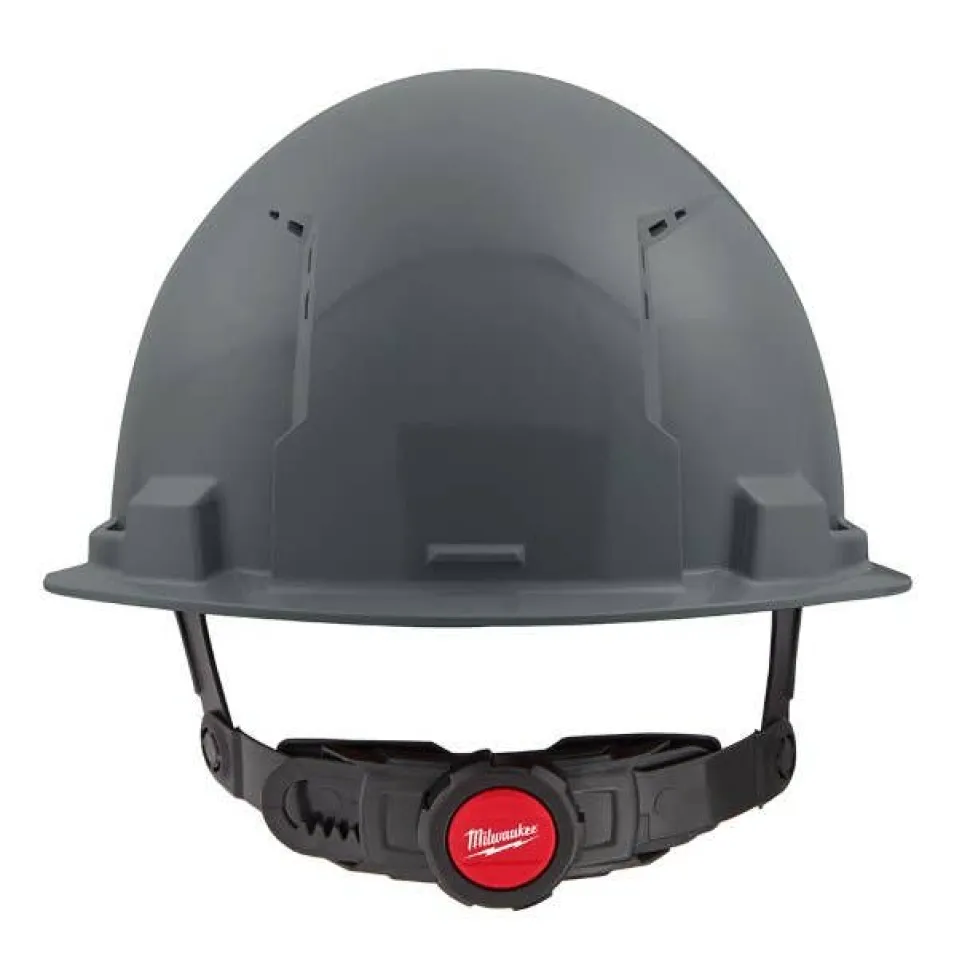 Milwaukee BOLT Hard Hat Vented, Class C Front Brim 6pt Suspension - Grey 48-73-1234