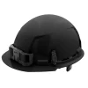 Milwaukee BOLT Hard Hat Vented, Class C Front Brim 6pt Suspension - Black 48-73-1230