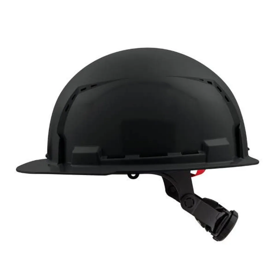 Milwaukee BOLT Hard Hat Vented, Class C Front Brim 6pt Suspension - Black 48-73-1230