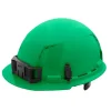 Milwaukee BOLT Hard Hat Vented, Class C Front Brim 6pt Suspension - Green 48-73-1226