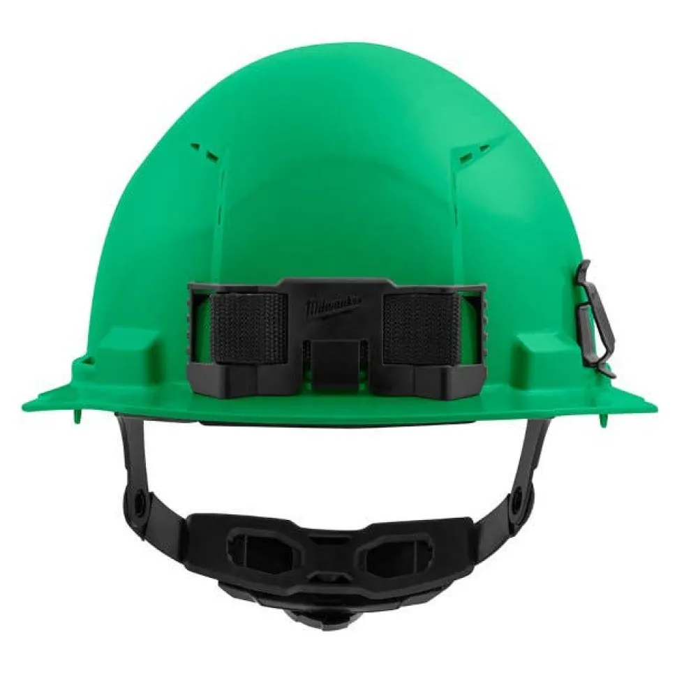 Milwaukee BOLT Hard Hat Vented, Class C Front Brim 6pt Suspension - Green 48-73-1226