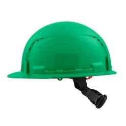 Milwaukee BOLT Hard Hat Vented, Class C Front Brim 6pt Suspension - Green 48-73-1226