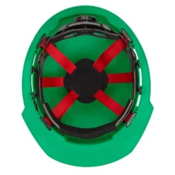 Milwaukee BOLT Hard Hat Vented, Class C Front Brim 6pt Suspension - Green 48-73-1226