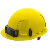 Milwaukee BOLT Hard Hat Vented, Class C Front Brim 6pt Suspension - Yellow 48-73-1222