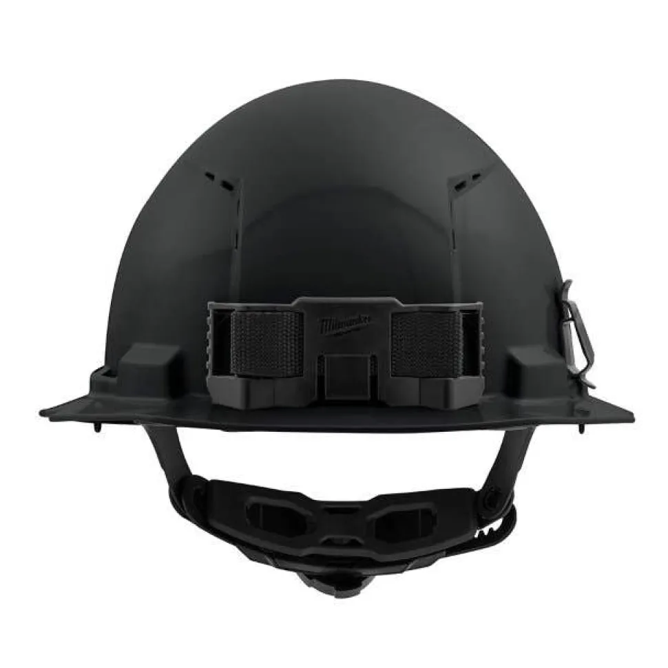 Milwaukee BOLT Hard Hat Vented, Class C Full Brim 6pt Suspension - Black 48-73-1231