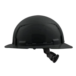 Milwaukee BOLT Hard Hat Vented, Class C Full Brim 6pt Suspension - Black 48-73-1231