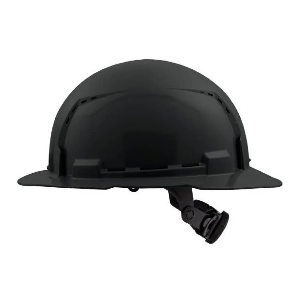 Milwaukee BOLT Hard Hat Vented, Class C Full Brim 6pt Suspension - Black 48-73-1231