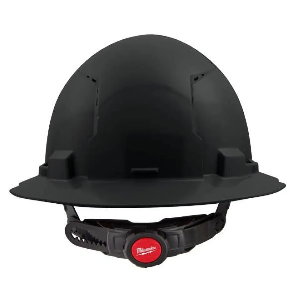 Milwaukee BOLT Hard Hat Vented, Class C Full Brim 6pt Suspension - Black 48-73-1231