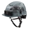 Milwaukee BOLT Type 2, Class C Vented Front Brim Safety Helmet w/ IMPACT ARMOR Liner - Grey 48-73-1380