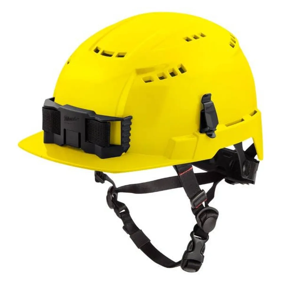 Milwaukee BOLT Type 2, Class C Vented Front Brim Safety Helmet - Yellow 48-73-1322