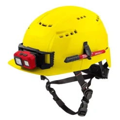 Milwaukee BOLT Type 2, Class C Vented Front Brim Safety Helmet - Yellow 48-73-1322
