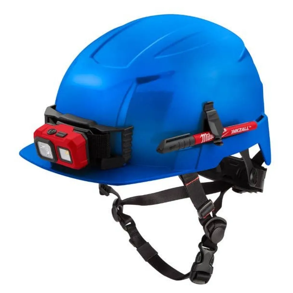 Milwaukee BOLT Type 2, Class E Unvented Front Brim Safety Helmet - Blue 48-73-1325