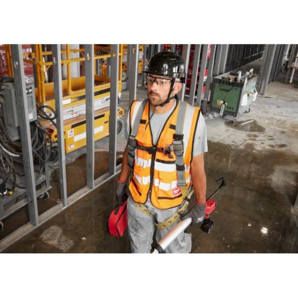 Milwaukee BOLT Type 2, Class E Unvented Front Brim Safety Helmet w/ IMPACT ARMOR Liner - Orange 48-73-1377