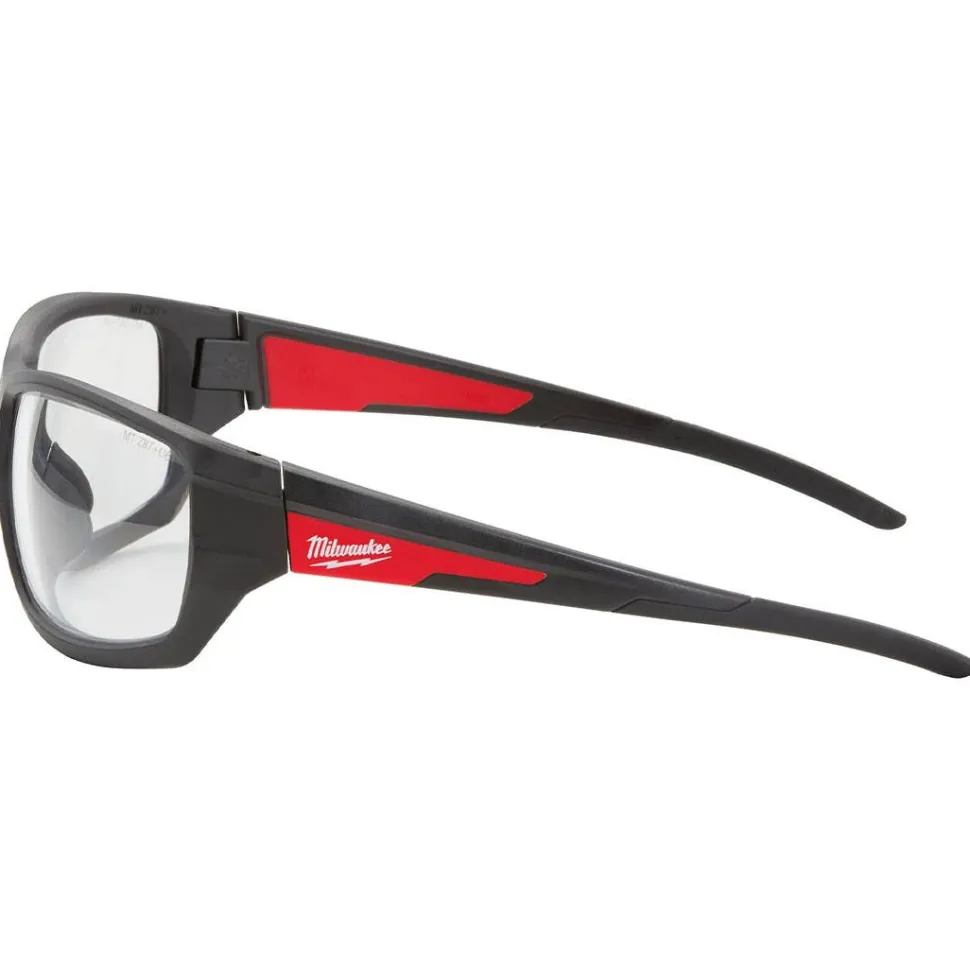 Milwaukee Clear High Performance Safety Glasses w/ Fog-Free Lenses 48-73-2020