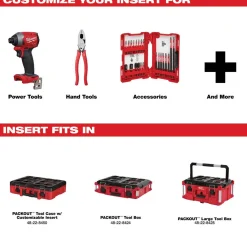 Milwaukee Customizable Foam Insert for Packout Cases 48-22-8451
