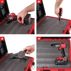 Milwaukee Customizable Foam Insert for Packout Cases 48-22-8451