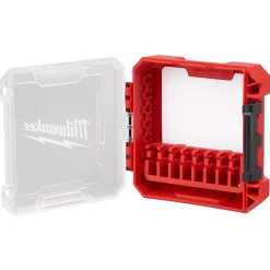 Milwaukee Customizable Small PACKOUT Compatible Compact Case for Impact Driver Accessories 48-32-9930