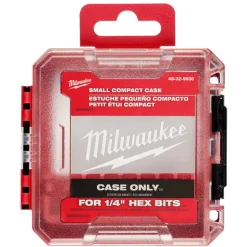Milwaukee Customizable Small PACKOUT Compatible Compact Case for Impact Driver Accessories 48-32-9930