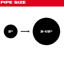Milwaukee Flexible Straight Auger for Milwaukee 7/8