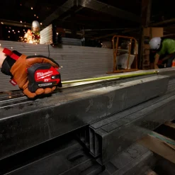 Milwaukee 25ft Compact Wide Blade Magnetic Tape Measure w/ Rechargeable 100L Light 48-22-0428