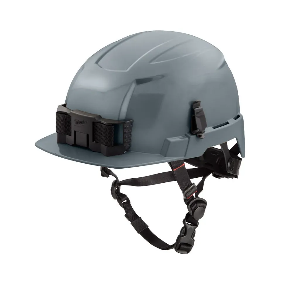Milwaukee Gray Front Brim Helmet with BOLT - Class E 48-73-1337